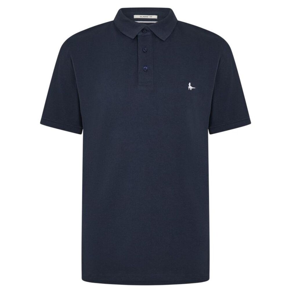 Jack Wills Mens Classic Embroidered Logo Polo Shirt / Navy